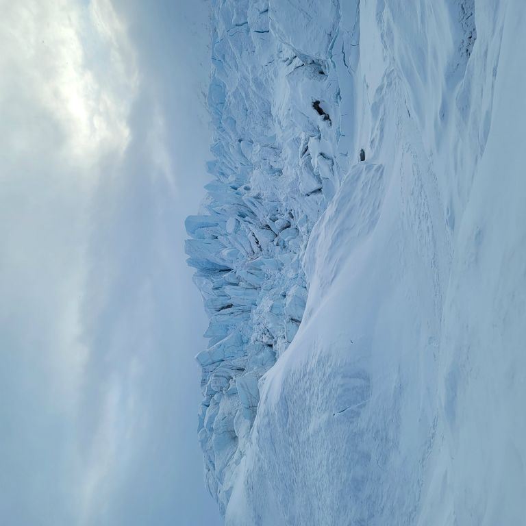Base of the glacier