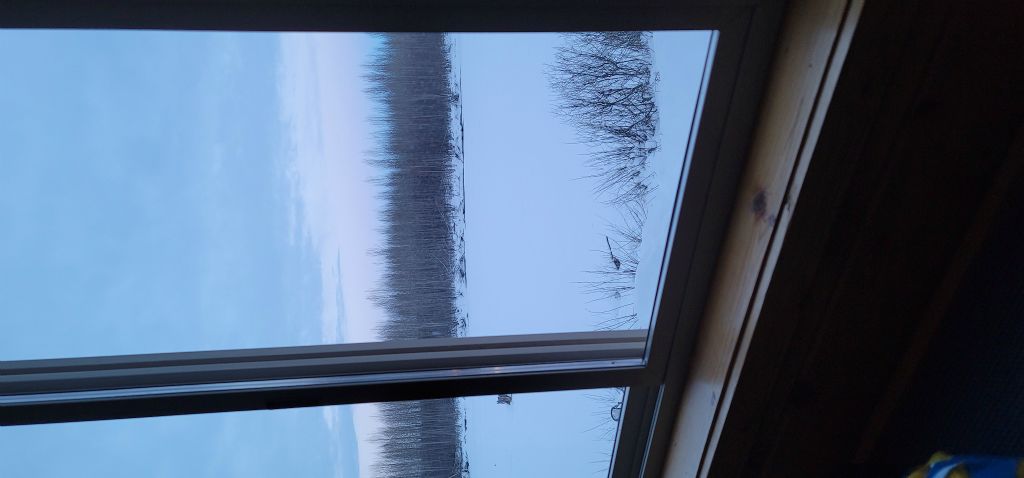 View from our Susitna River Lodging cabin